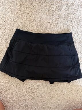 Lululemon Black Activewear Skort - Athletic Tennis/Workout Skirt